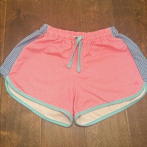 NWOT Set Athletics Annie Short - Hot Pink Mini gingham 13/14